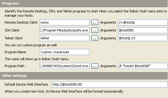 Admin Tools