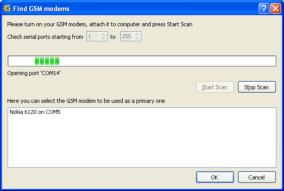 Find GSM Modems