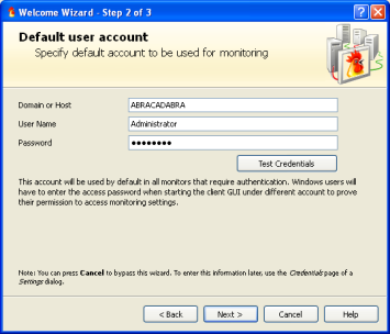 Page 2 - Default user account
