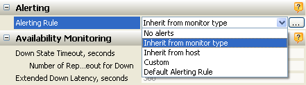 Alerting Rule property